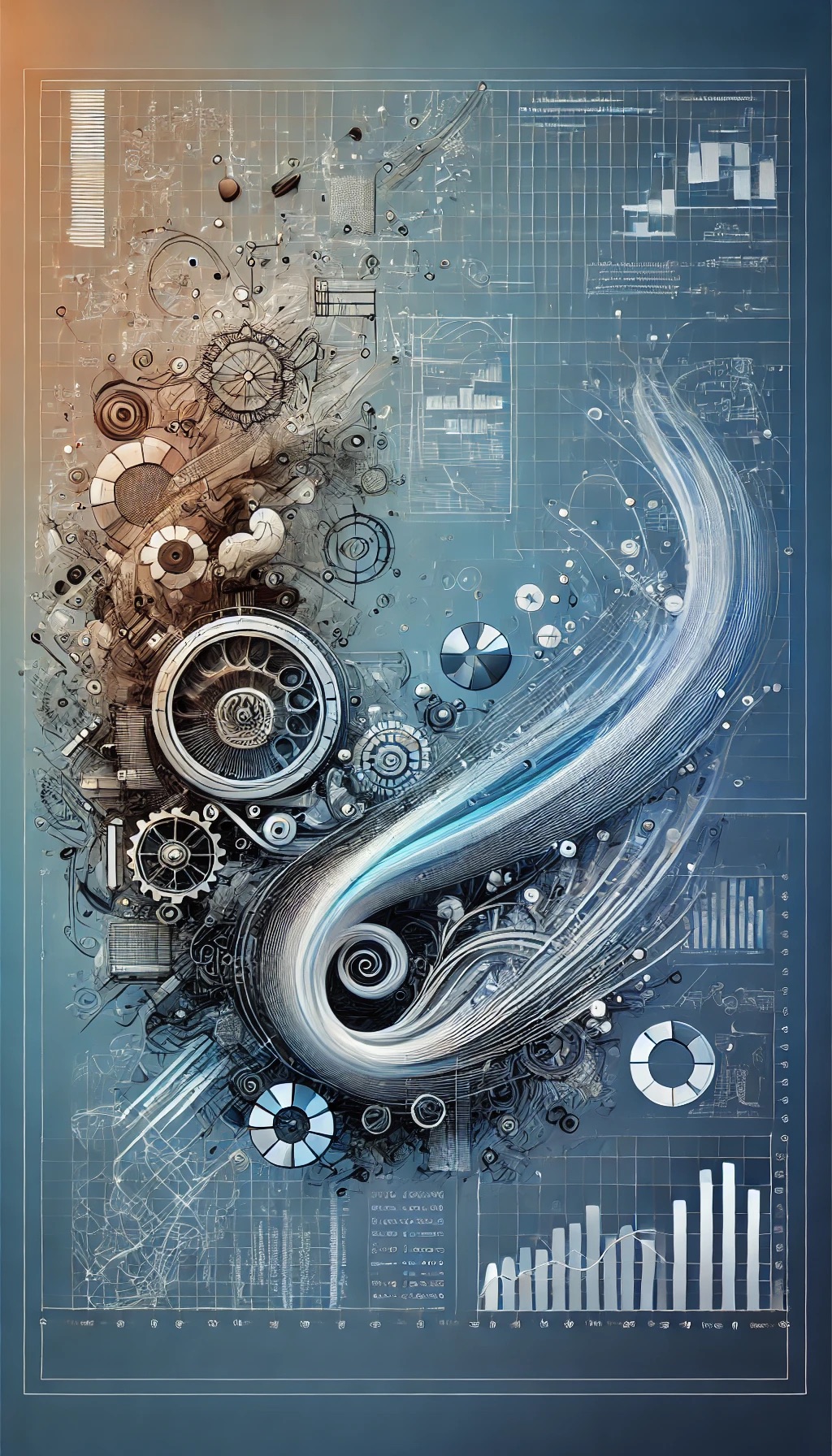 Original J3J systems artwork representing connected future services